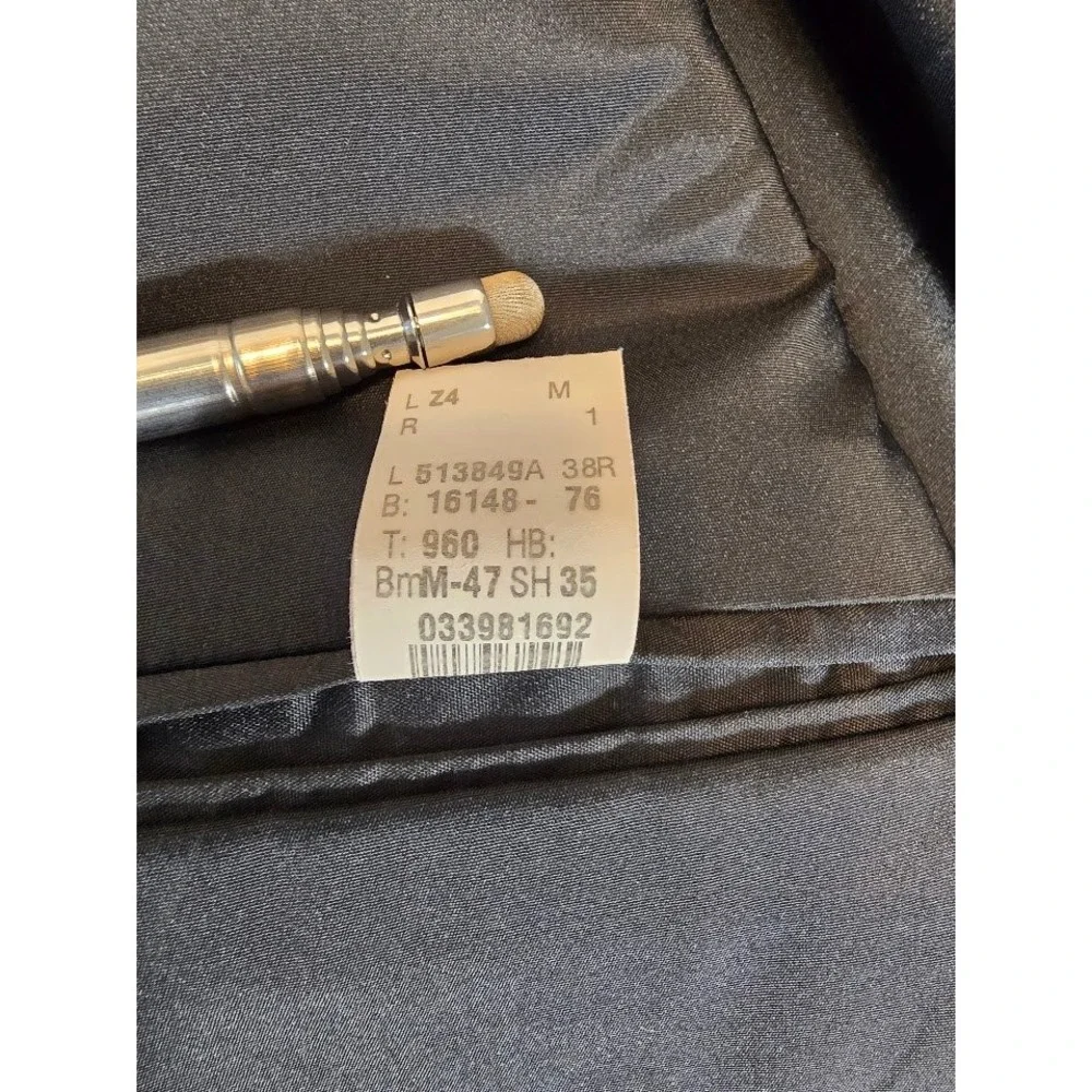Lauren Ralph Lauren Mens Blazer Jacket Wool‎ Blend Two Button Black 38R